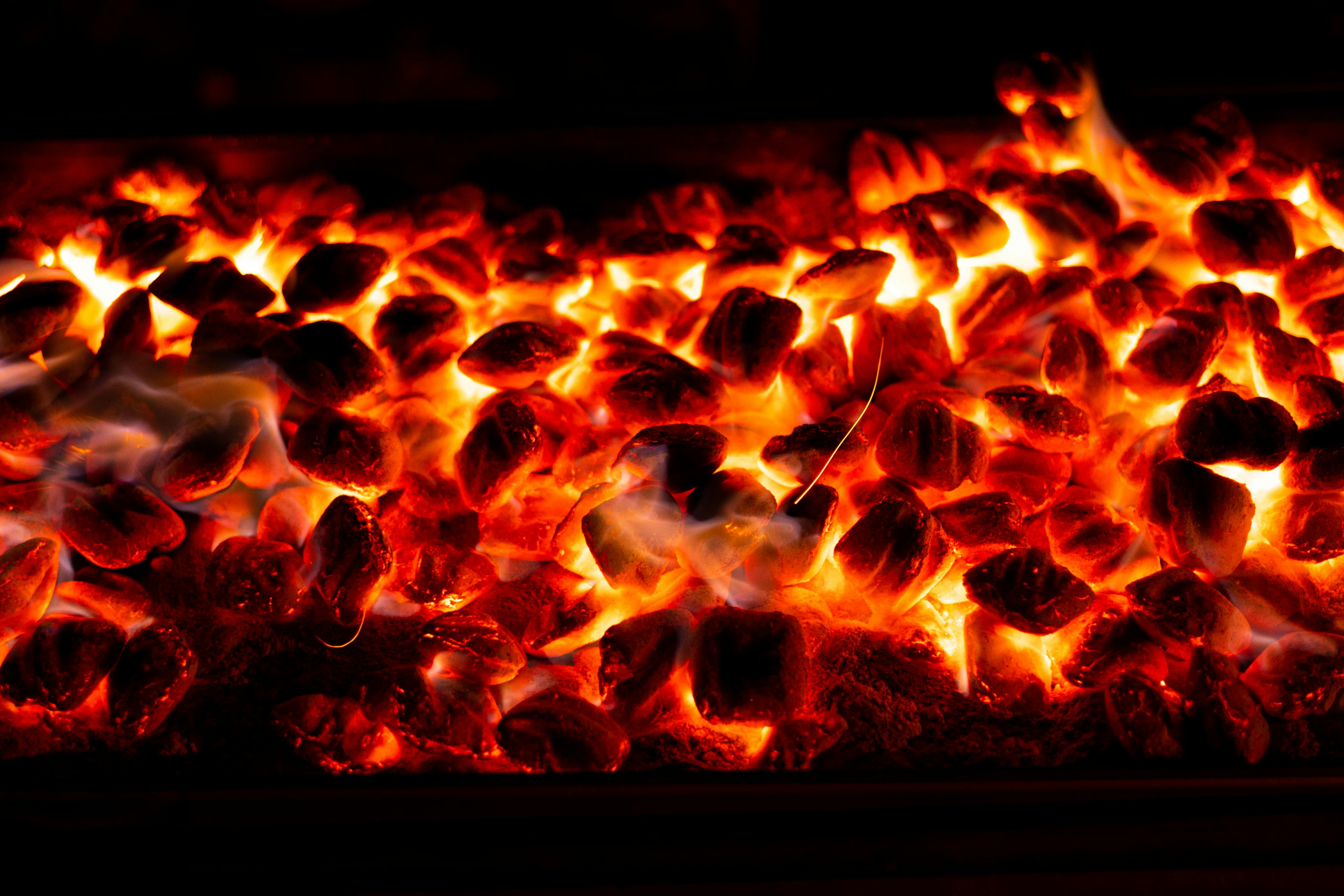 Charcoal Briquette Background